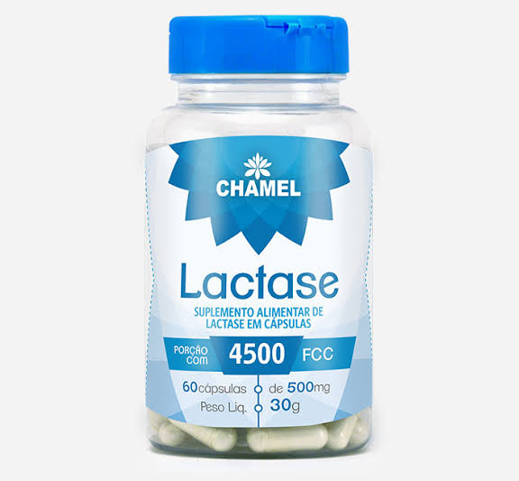 LACTASE - 60 CAPS - 500MG - CHAMEL