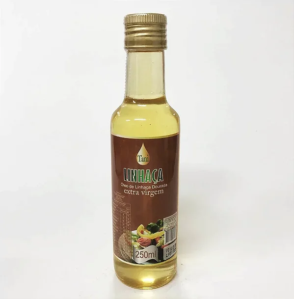 OLEO DE LINHAÇA DOURADA EXTRA VIRGEM - 250ML - TANI