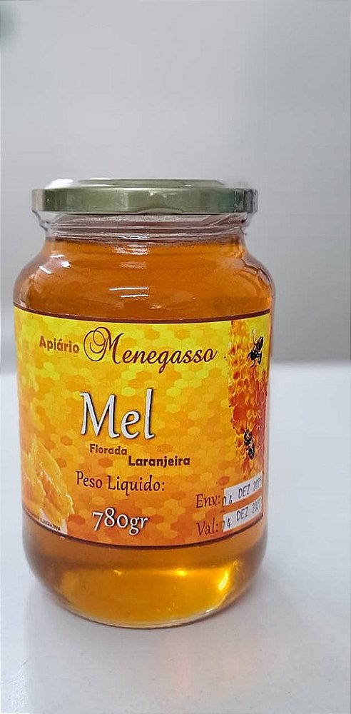 MEL POTE 780G - LARANJEIRA - APIARIO MENEGASSO