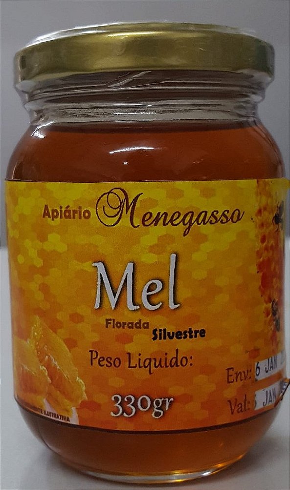 MEL POTE 330G - SILVESTRE - APIARIO MENEGASSO
