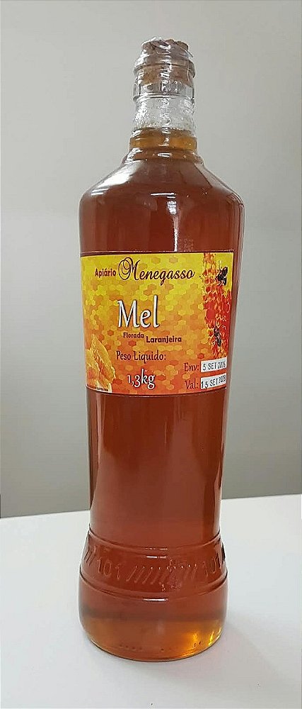 MEL GARRAFA 1300G - LARANJEIRA - APIARIO MENEGASSO