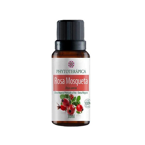 ÓLEO VEGETAL ROSA MOSQUETA 30ML - PHYTOTERÁPICA