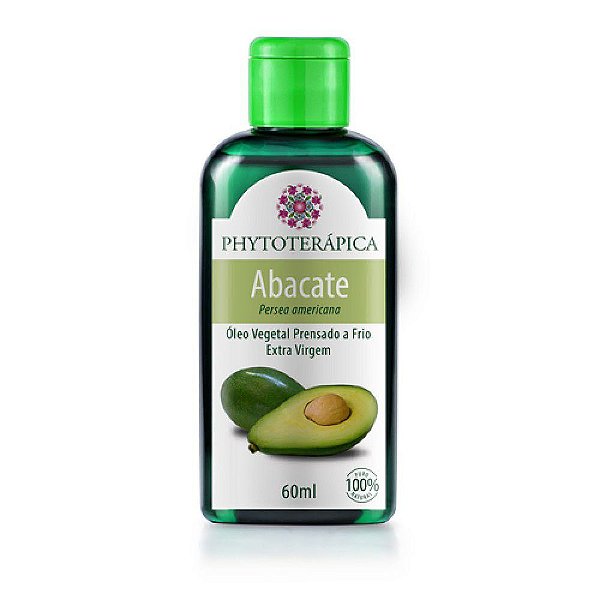 ÓLEO VEGETAL ABACATE 60ML - PHYTOTERÁPICA