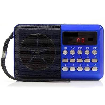 Radio Portatil Bluetooth FM/USB Recarregável