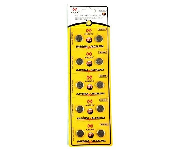 Bateria Mox Alcalina 1.5V MO-395 Cartela C/10