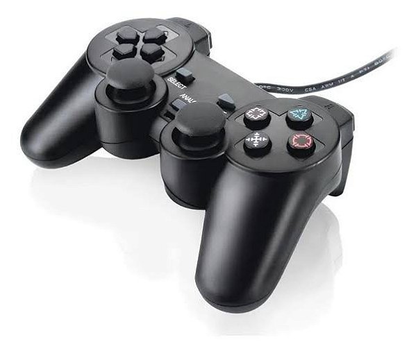 Controle Analógico C/Fio USB P/ PC