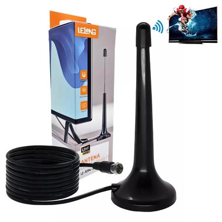 Antena Digital Interna Mini C/5 Metros de Fio LE-3094-3