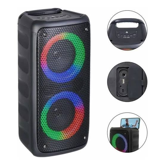 Caixa de Som FM/USB/Bluetooth 20W RMS RGB 1265