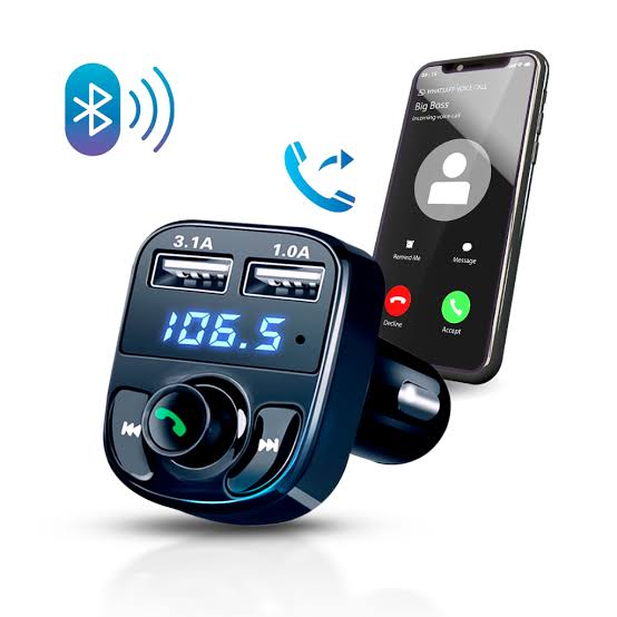 Transmissor FM/Bluetooth e Carregador X8