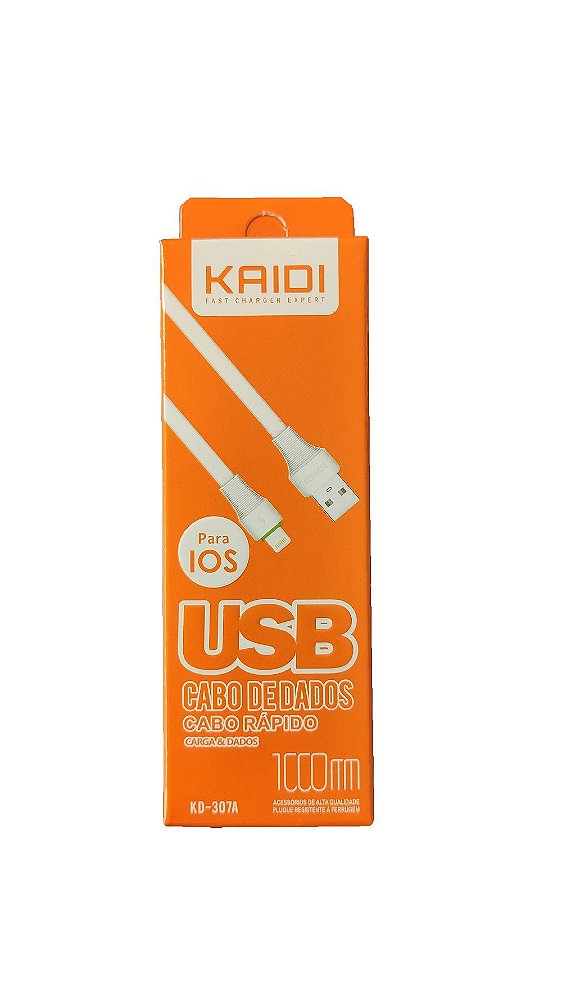 Cabo de Dados e Carga Rápido Kaidi V8 1M