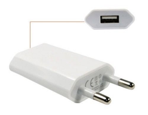 Carregador USB S/Cabo 5V 1A
