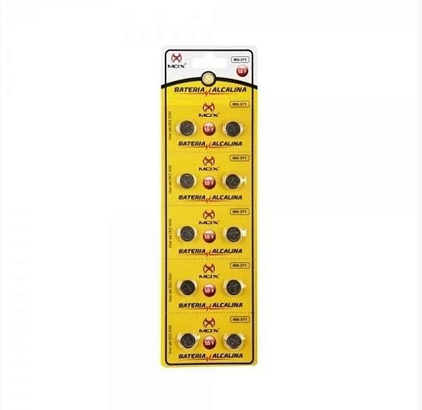 Bateria Mox Alcalina 1.5V MO-371 Cartela C/10