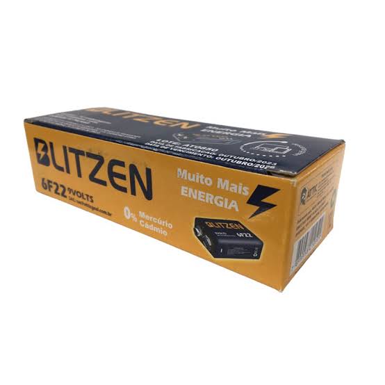 Bateria 9V Comum C/10 Unidades