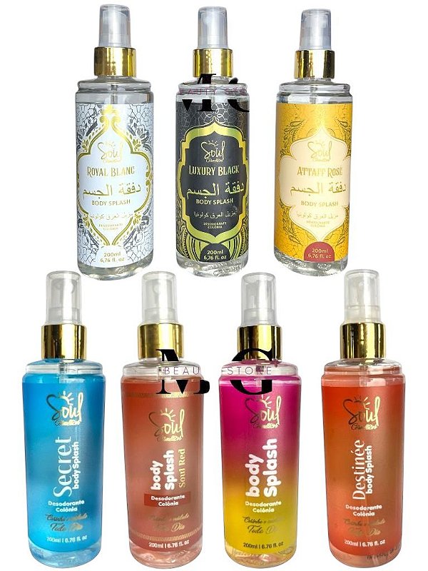 Body Splash Soul Cosmeticos Colônia Desodorante