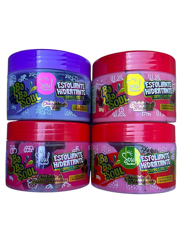 Esfoliante Soul Cosméticos Linha Fruta