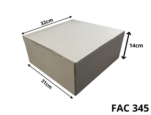 Caixa Papelao Corte Vinco 32x31x14 (FAC 345) c/10 Unidades