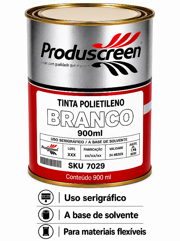 Tinta Polietileno (PE) - Branco - 900ml