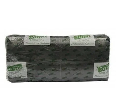 Sacola Plastica Tradicional Preto 40x50 (Milheiro)