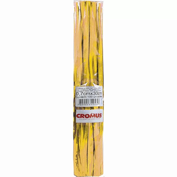 Fecho Pratico 7mm 30cm c/100 Unidades