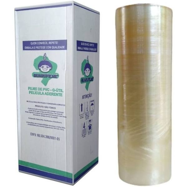 Filme PVC 38cm c/350 Metros GUARUFILME