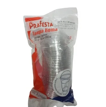 Tampa Bolha 150/200/300ml c/50 (9198) PRAFESTA
