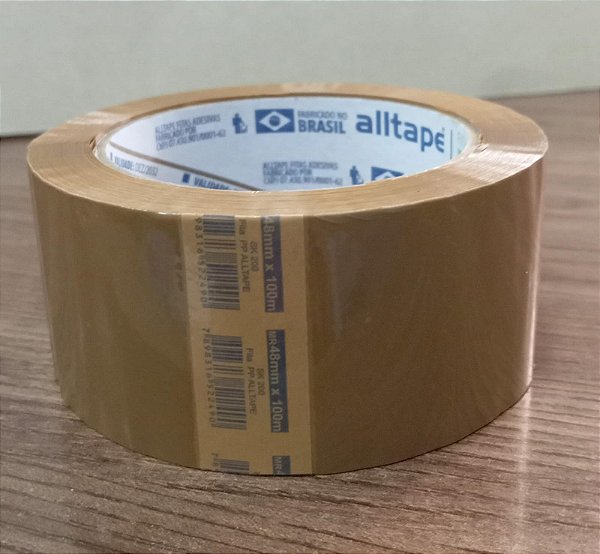 Fita Adesiva 48x100 Marrom (rolo) ALLTAPE