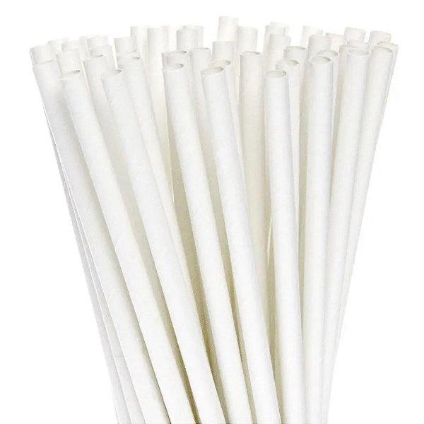 Canudo de Papel Embalado c/100