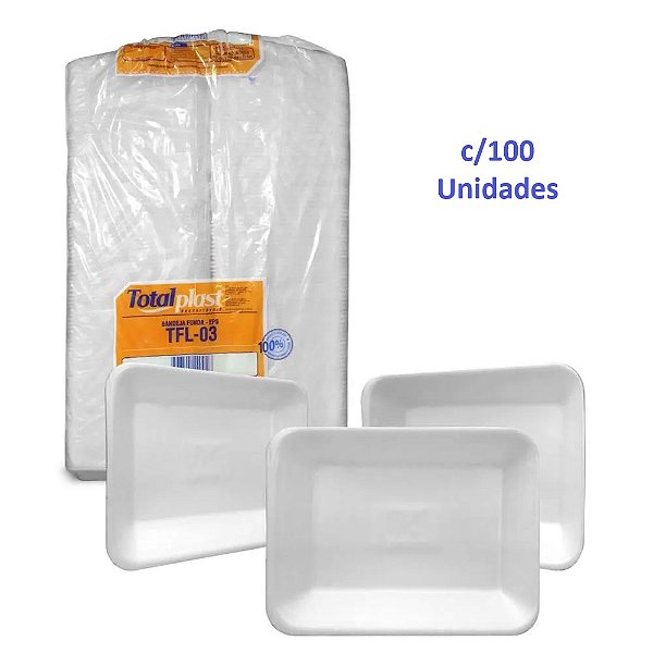 Bandeja EPS Funda 235x180x33mm (TFL03) c/100 Unidades