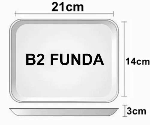 Bandeja EPS B2 Funda 210x140x28mm C/10 Unidades