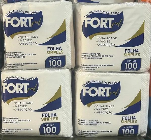 Guardanapo 20x18 (50x c/100 Unidades) FORTPEL