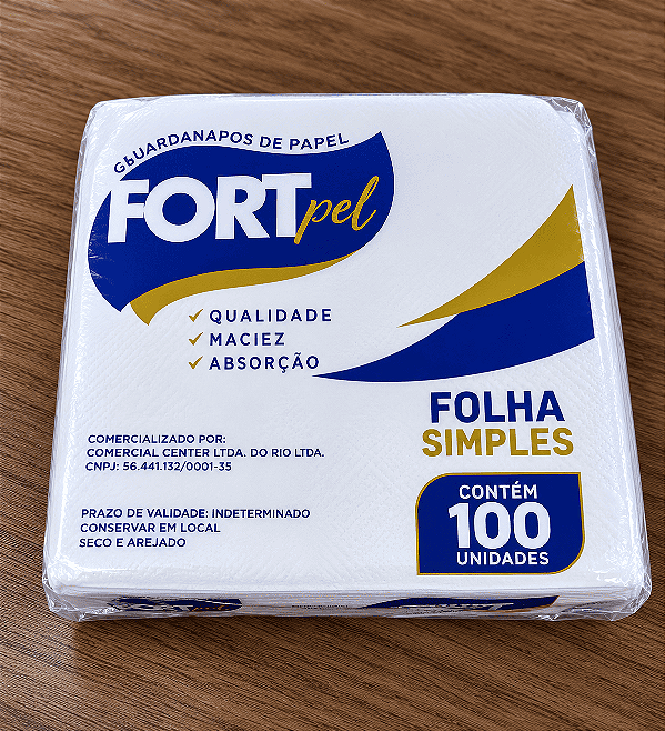 Guardanapo 20x18 c/100 Unidades FORTPEL