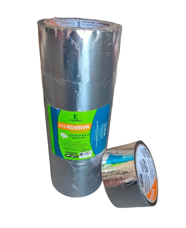 Fita Metalizada 48x40 KORETECH c/5 Rolos KORETECH