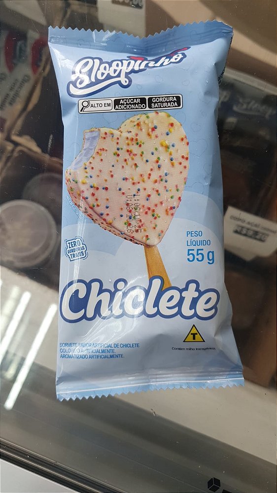 Sorvete Sloopinho 55g - Chiclete
