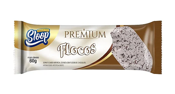 Sorvete Premium sem Cobertura - FLOCOS
