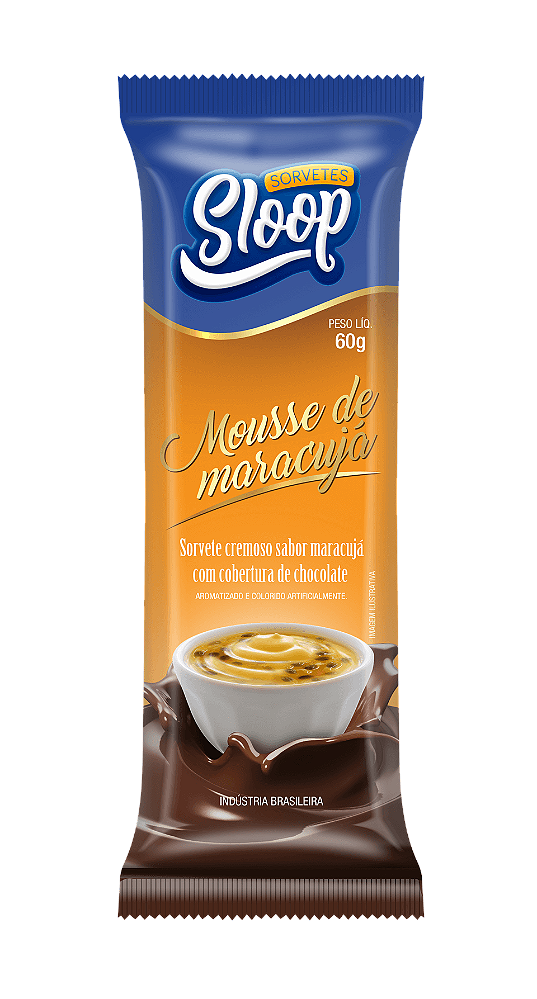 Sorvete no Palito - MOUSSE DE MARACUJA