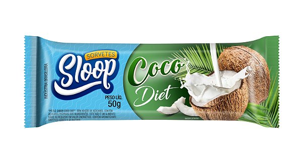 Picole Ao Leite Coco Diet