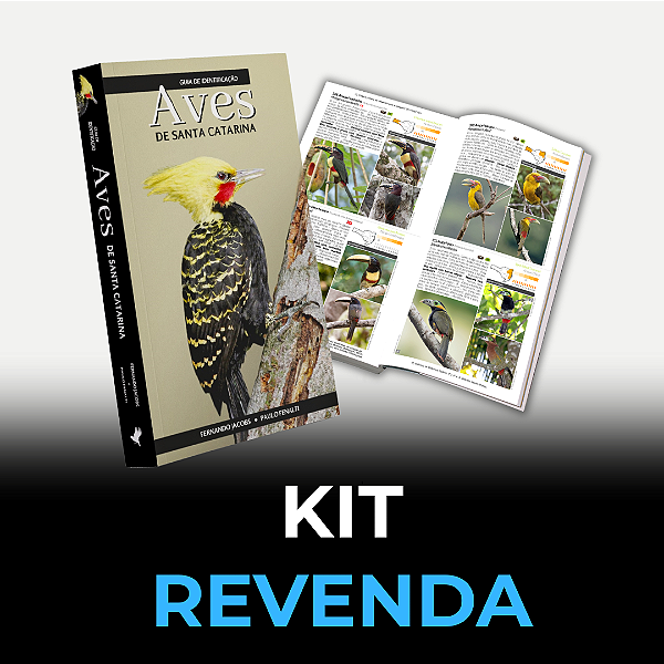 Revenda - Guia de Identificação: Aves de Santa Catarina - 5 / 10 / 25 unidades