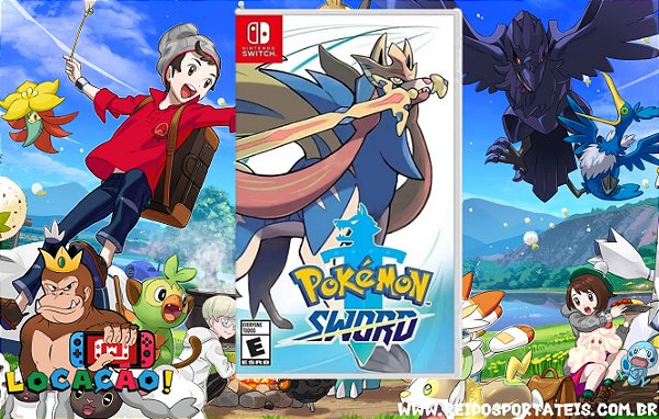 Aluguel Nintendo Switch Pokemon Sword - Rei dos Portáteis - De