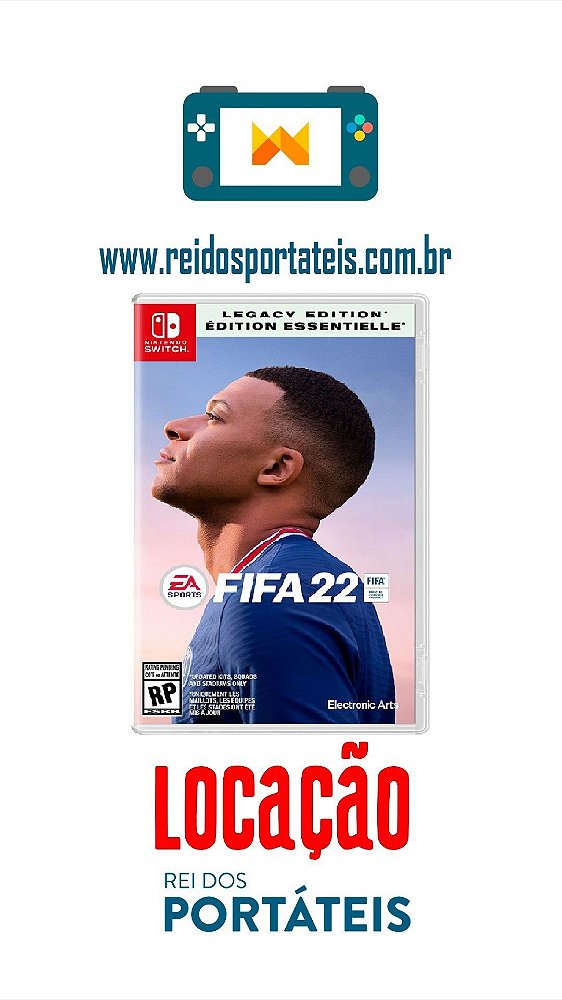 [VOCÊ PODERÁ JOGAR DIA 22/05/2024] FIFA 2022 Nintendo Switch