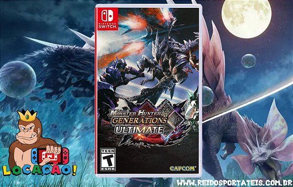 Aluguel para Nintendo Switch Monster Hunter Generations - Rei dos Portáteis  - De gamer para gamers.