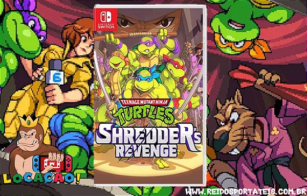 [VOCÊ PODERÁ JOGAR DIA 06/08/2024] TARTARUGAS NINJAS TEENAGE MUTANT NINJA TURTLES SHREDDERS REVENGE