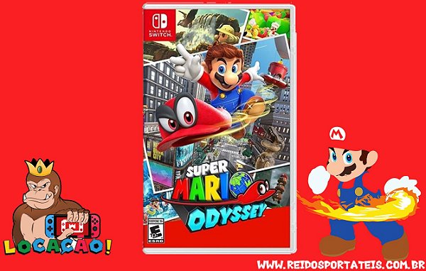 Jogo Super Mario Odyssey - Nintendo Switch