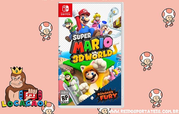 Jogo Super Mario 3D World + Bowser´s Fury Nintendo Switch