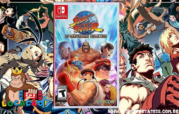 Aluguel de jogos para Nintendo Switch Street Fighter 30th Anniversary - Rei  dos Portáteis - De gamer para gamers.