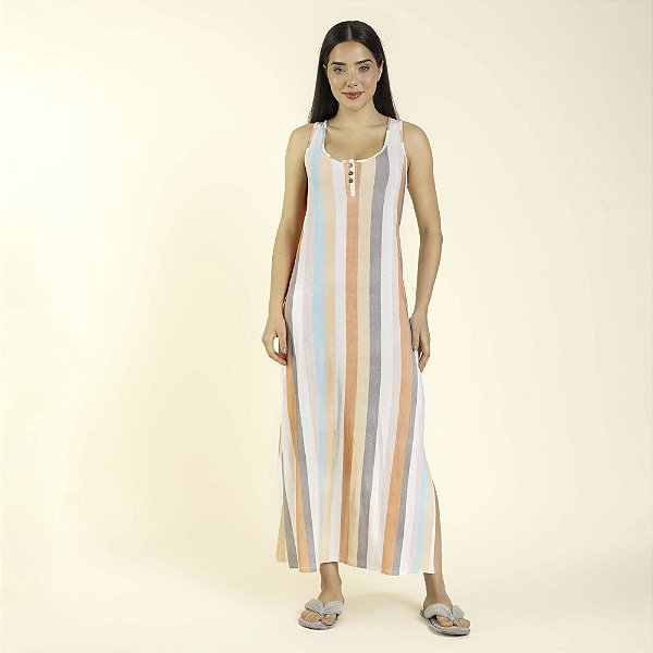 Camisola Longa Regata Blend Strip