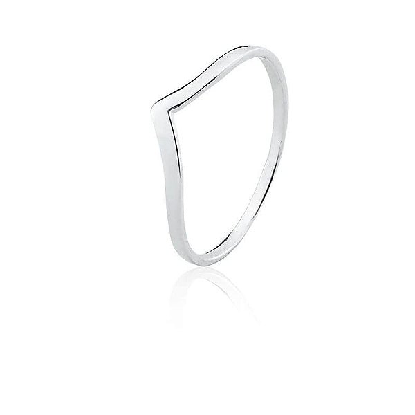 Anel Laser Liso Chevron Aro 16