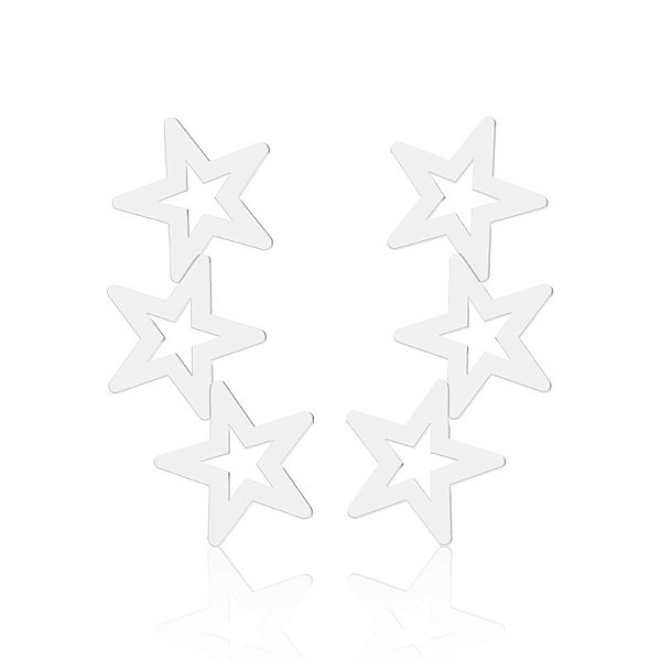 Brinco Ear Cuff Liso Estrela