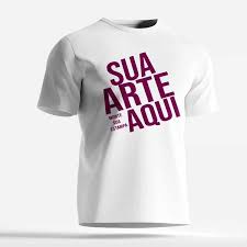 Camisa branca 100% poliéster.