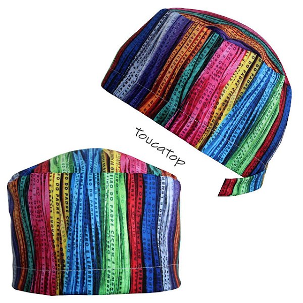 Gorro Cirúrgico, Fitas Verticais, Padre Cícero Bonfim