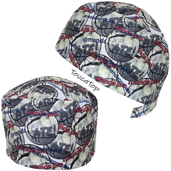 Gorro Cirúrgico, Manda pro Cate, mandaprocate, Cinza